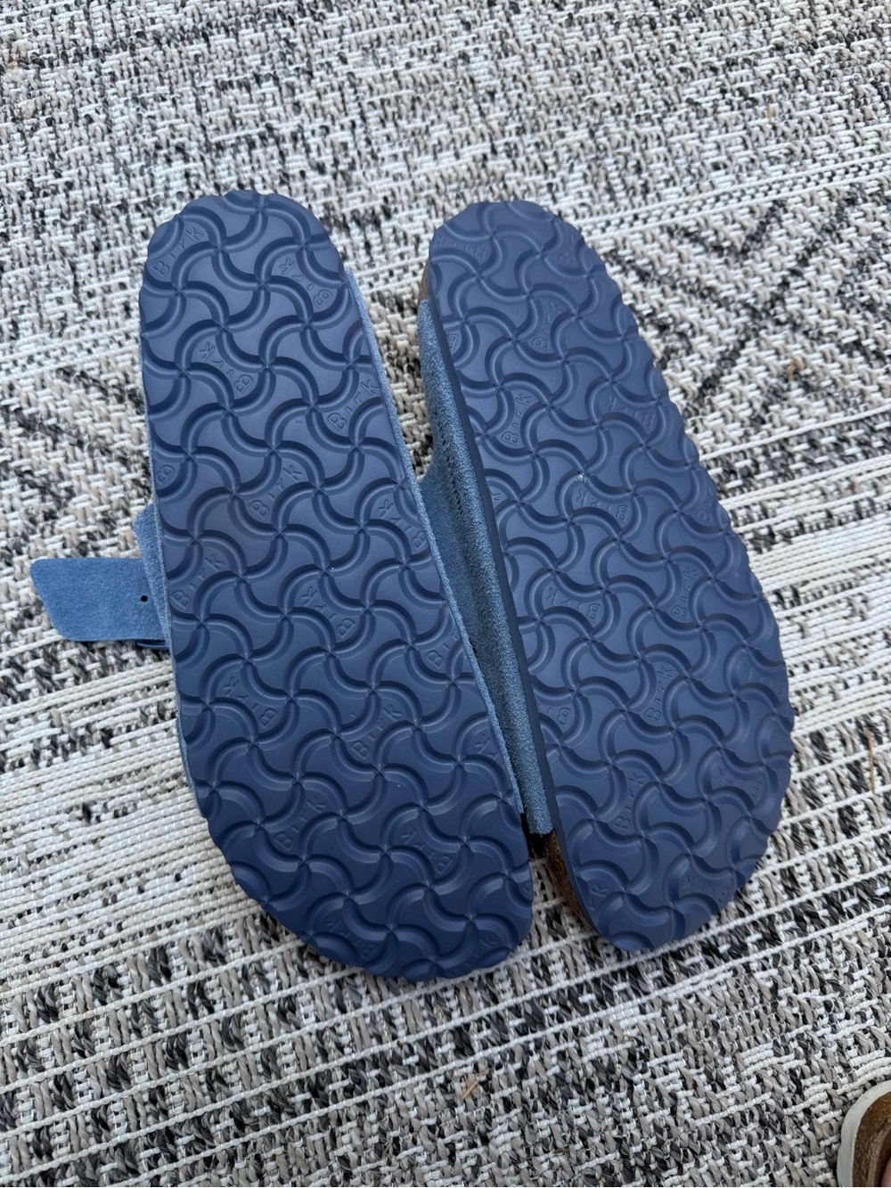 Blue Suede Birkenstocks - Picture 3 of 4